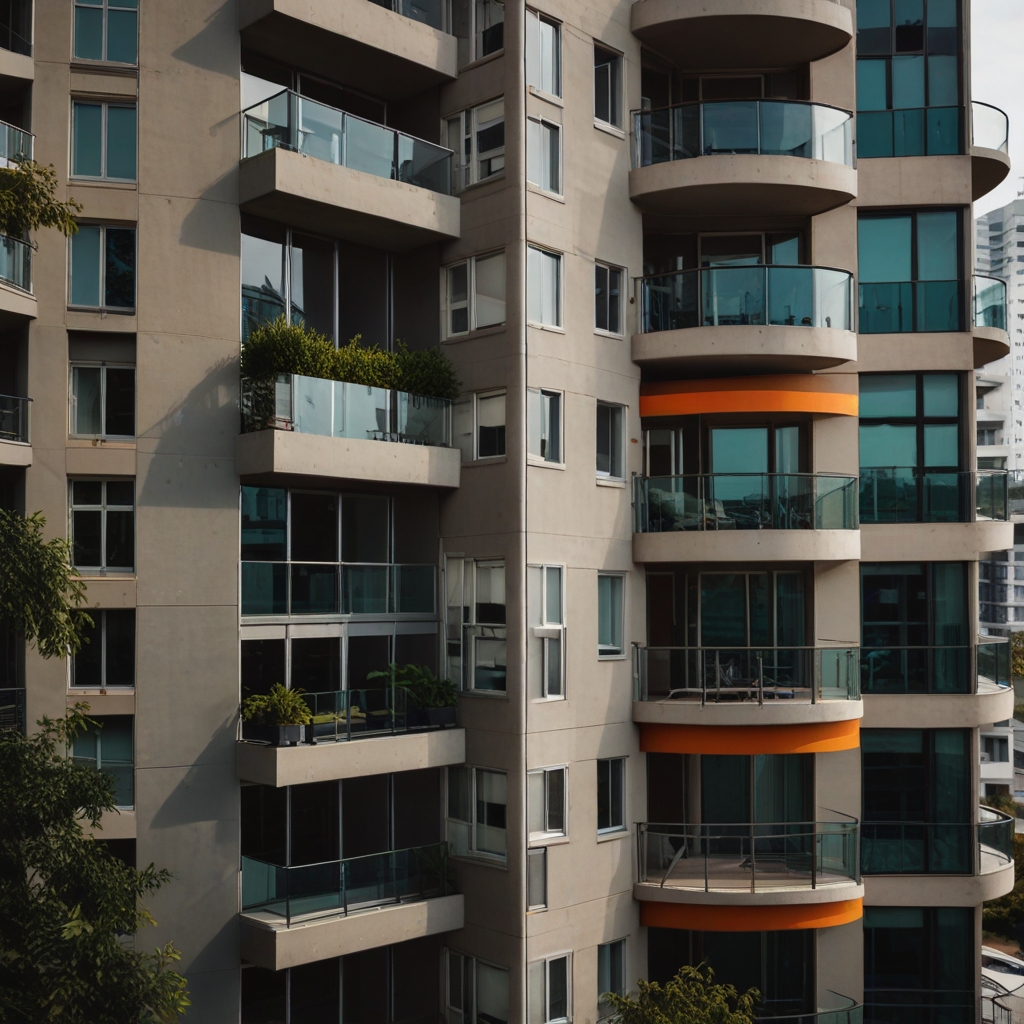 Interior of modern rental property